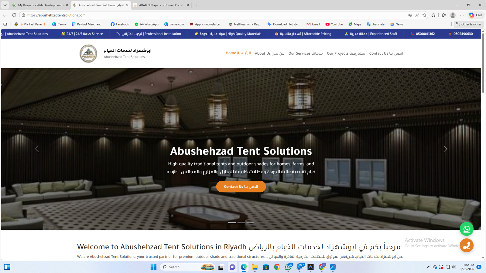 Abu Shehzad Tent Solutions